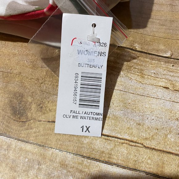 Coastal Grandma Allison Daley Shirt Women 1X Plus Size White OLV Me Watermelon - Picture 7 of 7